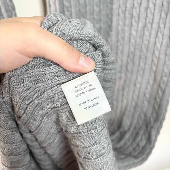 Beverly Hills x Revolve grey midi maxi sweater dress wool blend size XS - Picture 4 of 5